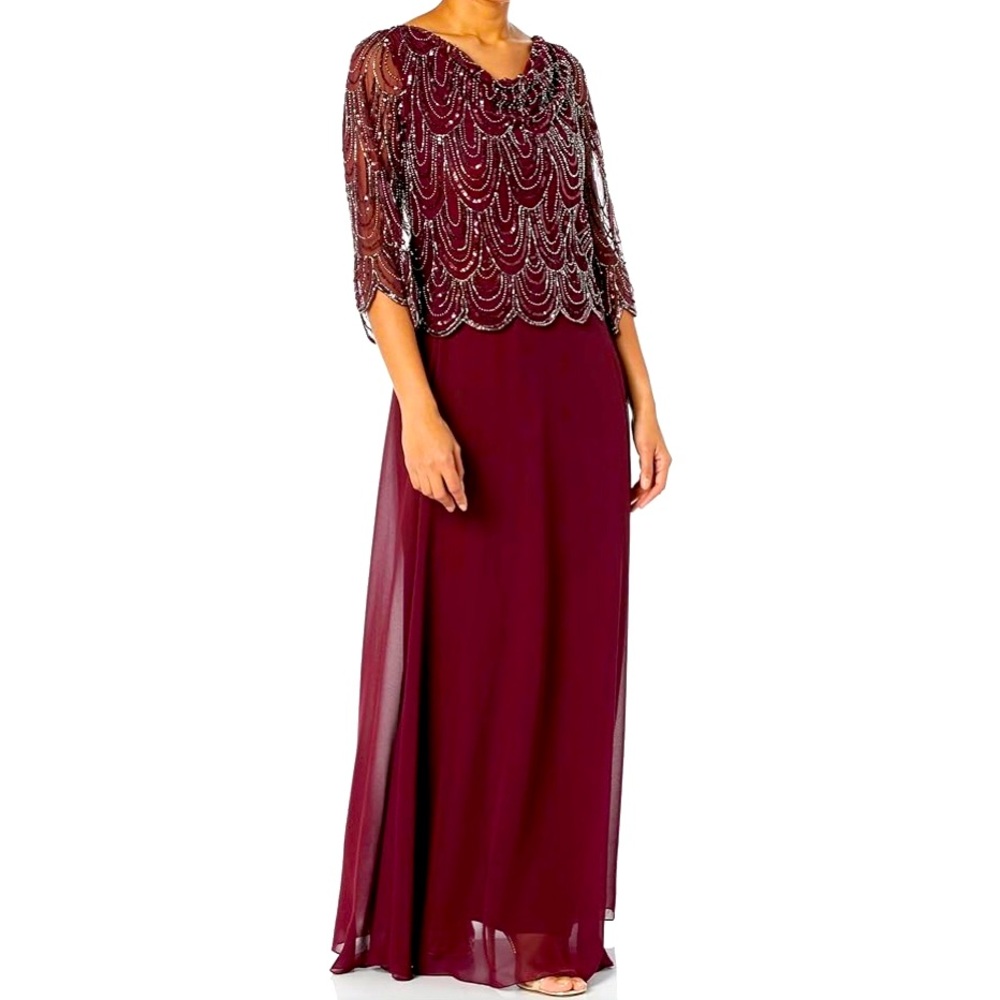 Handmade beaded   beautiful  designs giving special and unique evening gown